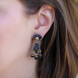 Obsidian Night Set, Earring,Spitha 