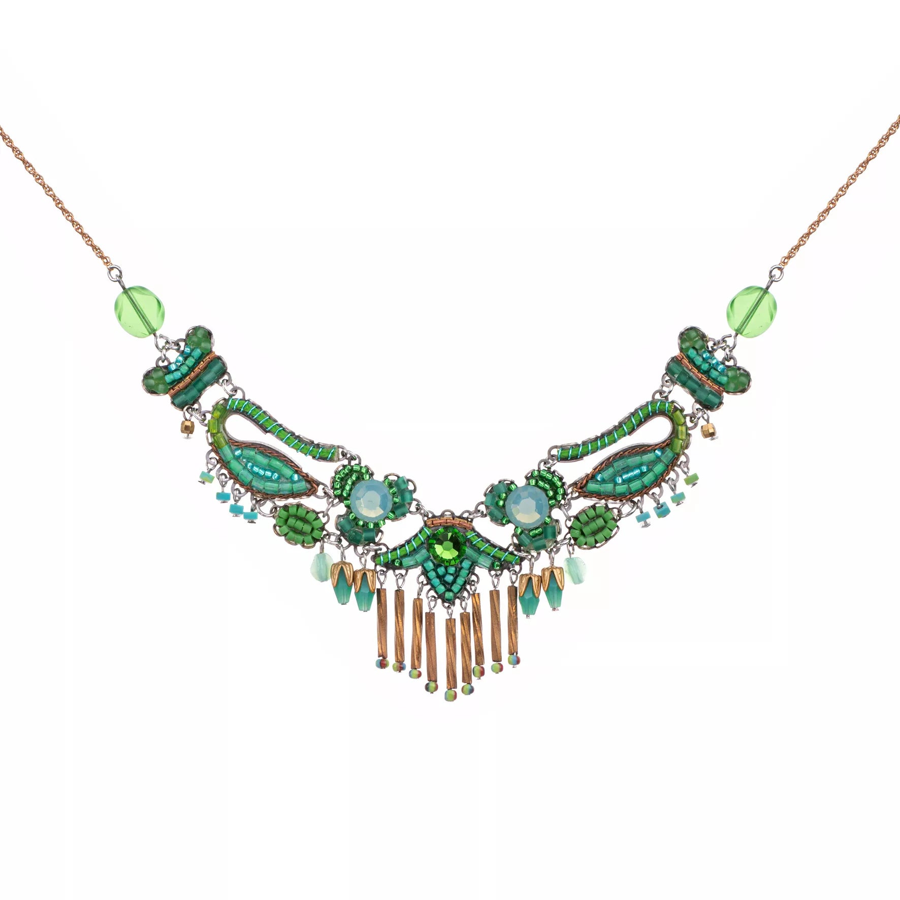 Green Necklace Grassland Set, Prairie