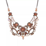 Peach Bridal Necklace Stylish Wedding Set, Momo