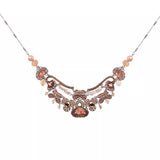 Peach Bridesmaid Necklace Stylish Wedding Set, Tao