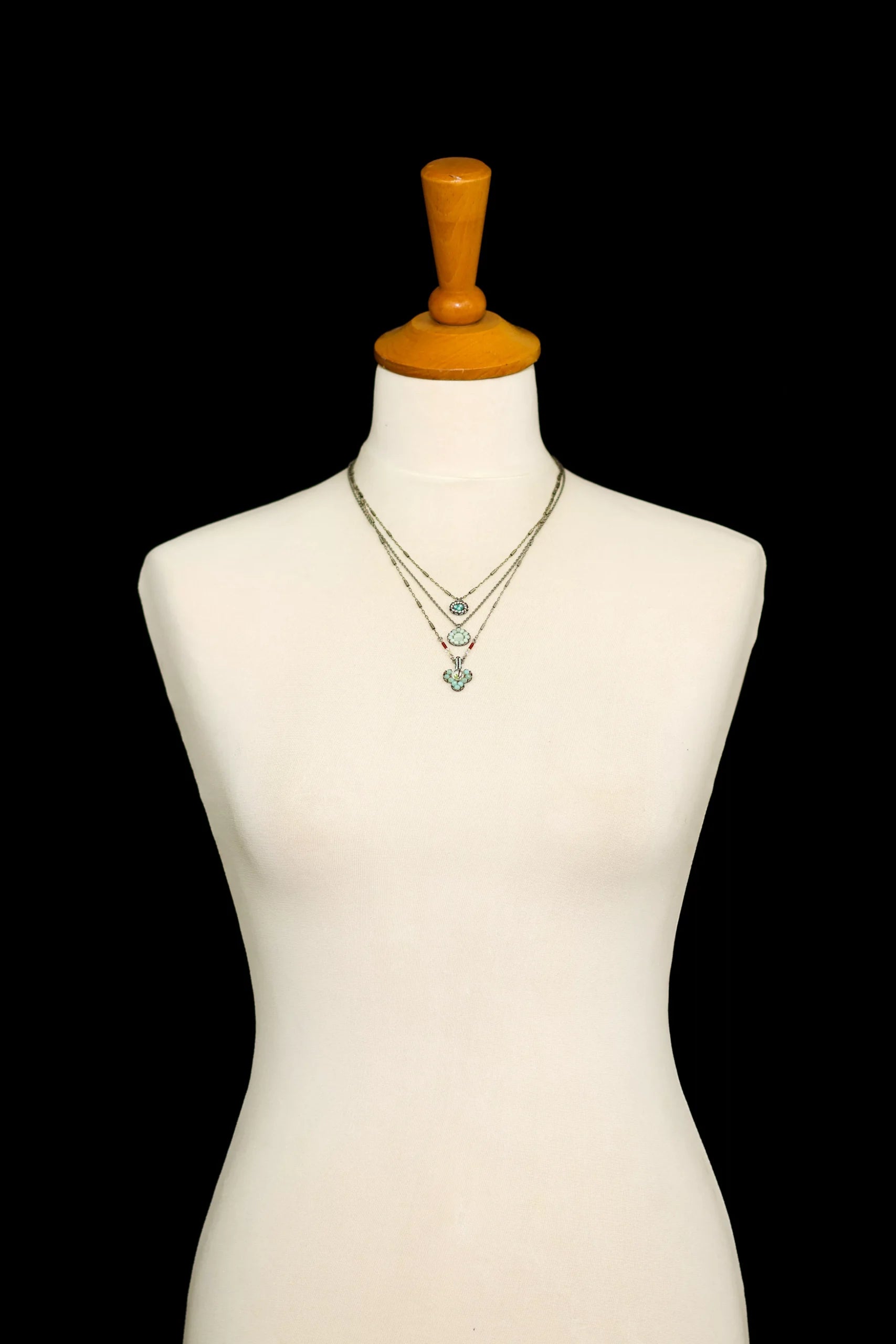 Mint Long Necklace Mint Flavor Set, Herba jewelry bust C3471B