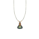 Green Delicate Necklaces Viridian Mood Set, Salama