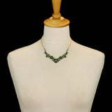 Green Vibrant Necklaces Viridian Mood Set, Siofra