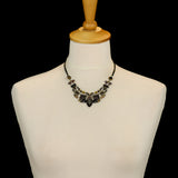 Black Elegant Necklaces Tiger Eye Set, Verity