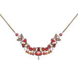 Red Feminine Necklace Radical Red Set, Rout