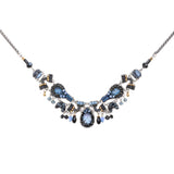 Indigo Summits Set, Silverwave Necklace