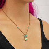 Seagrass Set, Pendant Necklace, Amamo