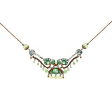 Seagrass Set, Beaded Necklace, Zeegras