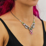 Spring Awakening Set, Classy Necklace, Flowering