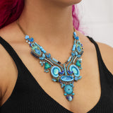Blue Bayou Set, Bold Necklace, Sapphire