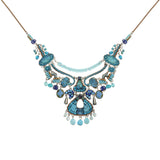 Blue Bayou Set, Blue Beaded  Necklace, Daylight