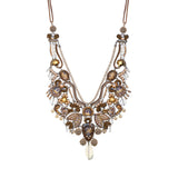 Drops of Gold Set,Statement Necklace, Serenidad 
