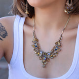 Drops of Gold Set,Beaded   Necklace, Culma 