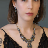 Moonlight Shimmer Set,Bold Necklace,Notte 