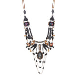 Obsidian Night Set,Artisan Necklace,Cinder 
