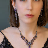 Purple Passion Set,Unique Necklace,Charm 