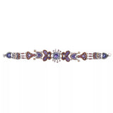 Purple Beaded Bracelet Plum Blossom Set, Plum