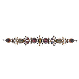 Black Beaded Bracelet Tiger Eye Set, Amina