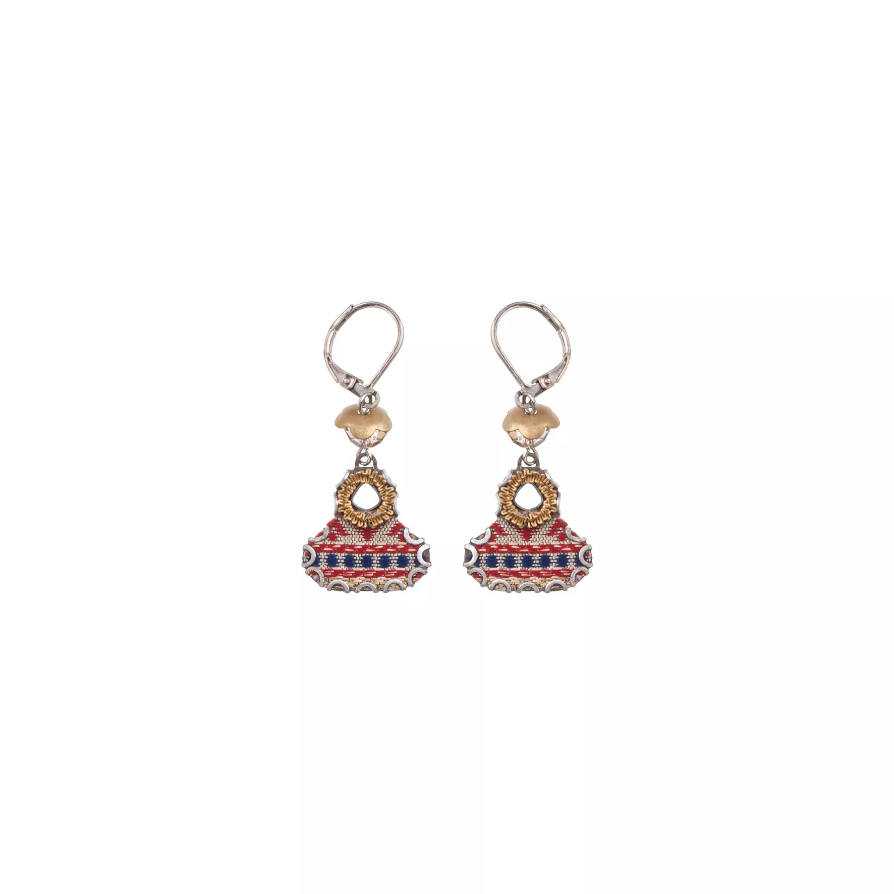 Gold Dangling Earrings Royal Gold Set, Golda