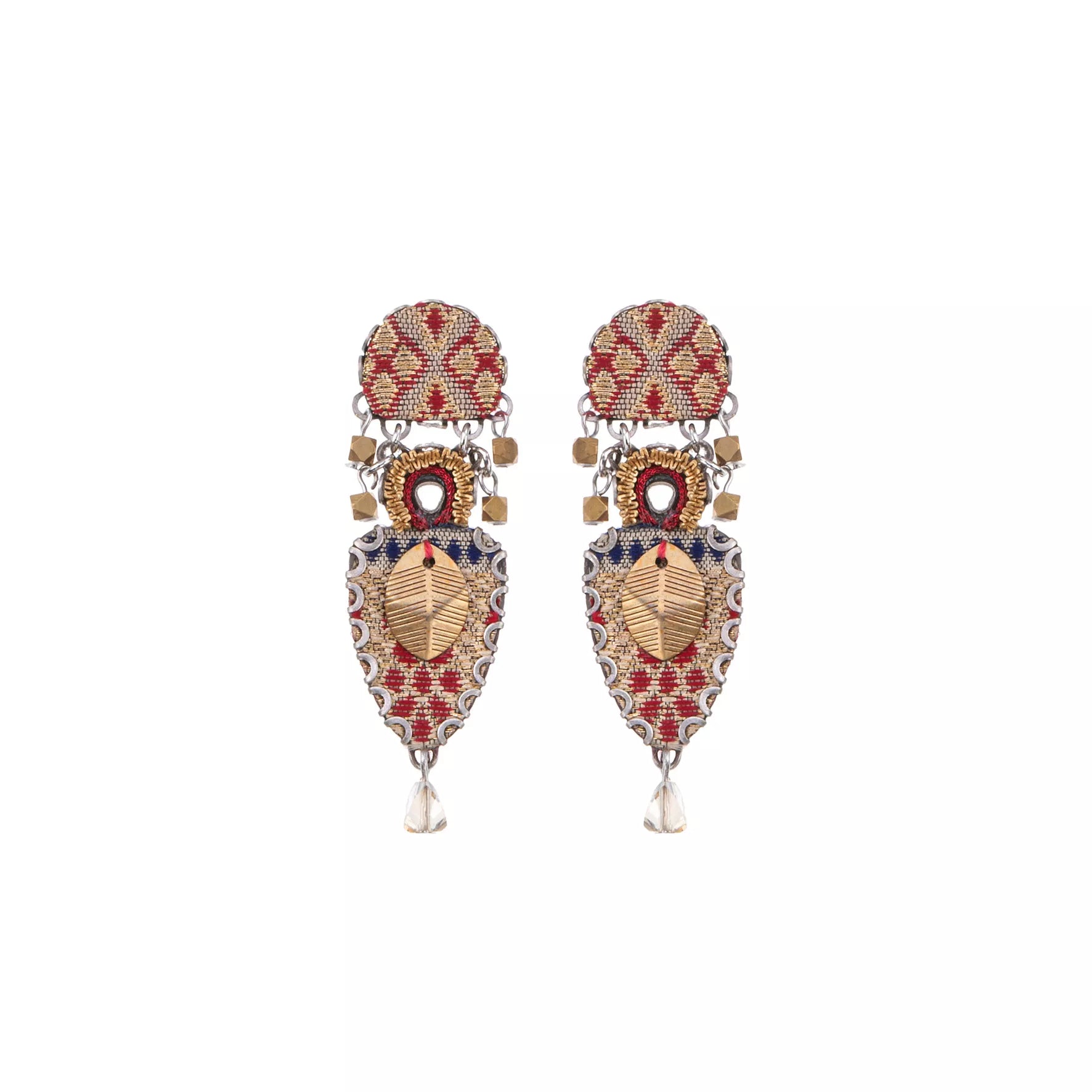 Gold Female Earrings Royal Gold Set, Ziwa