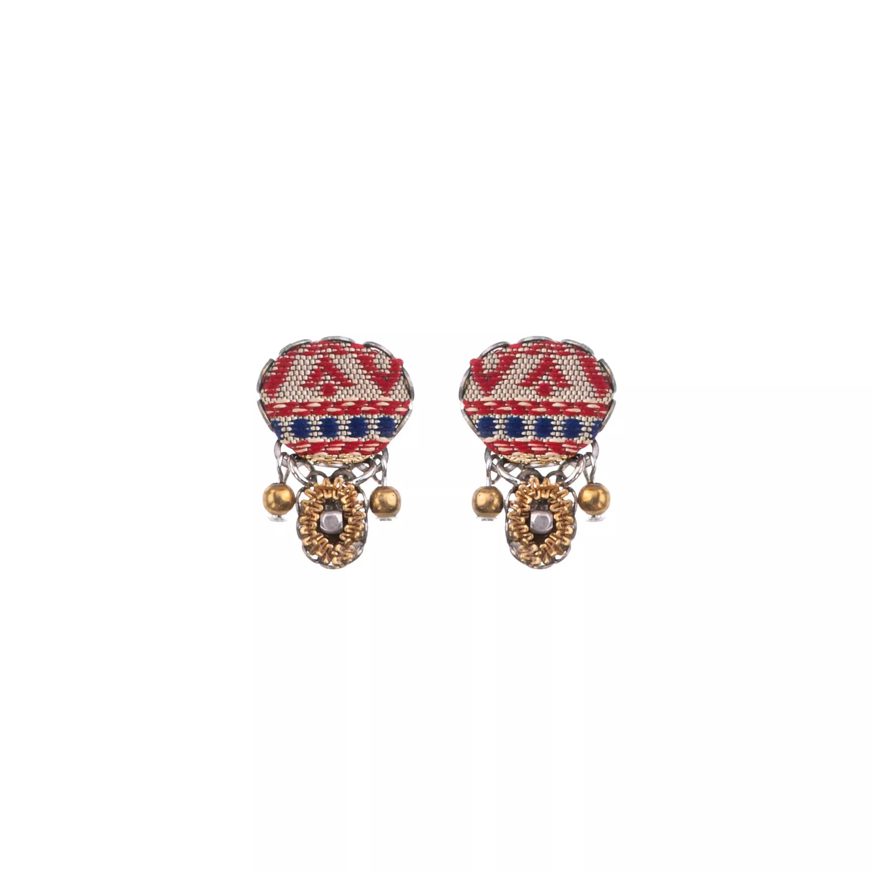 Gold Small Earrings Royal Gold Set, Liora