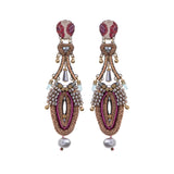 Berry Blush Set, Navia Earrings