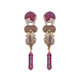 Berry Blush Set, Rosmira Earrings