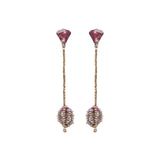 Berry Blush Set, Velora Earrings