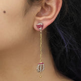 Berry Blush Set, Velora Earrings