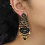 Gilded Black Set, Lanore Earrings
