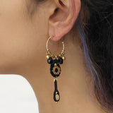 Gilded Black Set, Orzia Earrings