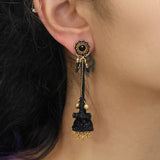 Gilded Black Set, Ebonia Earrings