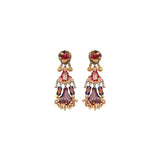 Plum Wine Set, Purple Earrings, Pranella