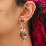 Plum Wine Set, Purple Earrings, Pranella