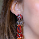 Crimson Fire Set,Dangle Earring,Nar 