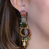 Vintage Gold Set, Earring,Kusa 