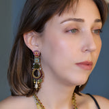 Vintage Gold Set, Earring,Kusa 