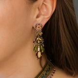 Vintage Gold Set,Elegant Earring,  Vana 