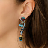 Ocean Abyss  Set,Long delicat Earring,Samudra 