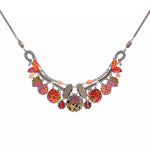 Orange Necklace Embroidered Dream Set, Violet