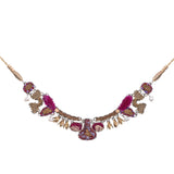 Red Elegant Necklaces Ancient Royalty Set, Shifra