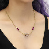 Berry Blush Set, Pincora Necklace