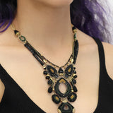 Gilded Black Set, Obscura Necklace