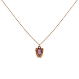 Plum Wine Set, Elegant Pendant Necklace, Snowbloom