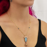 Summer Skies Set, Artisam Necklace, Light