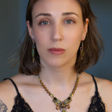 Vintage Gold Set,Elegant Necklace, Marj