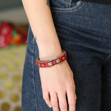 Crimson Fire Set,Artistic Bracelet,Fiamma 