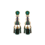 Mid Season Set, Long Festive Talah Earrings