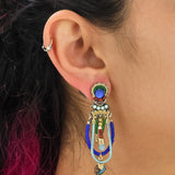 Mid Season Set, Boho Beaded Omari Earrings