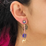 Mid Season Set, Blue Sade Earrings